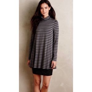 Anthropologie Bailey 44 Turtle Neck Layered Dress